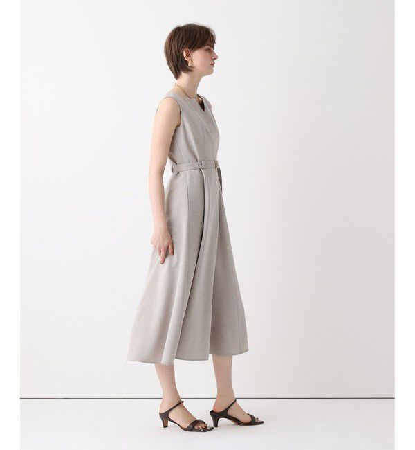 allureville「スクウェアデザインフレアーワンピース」|ワンピース|