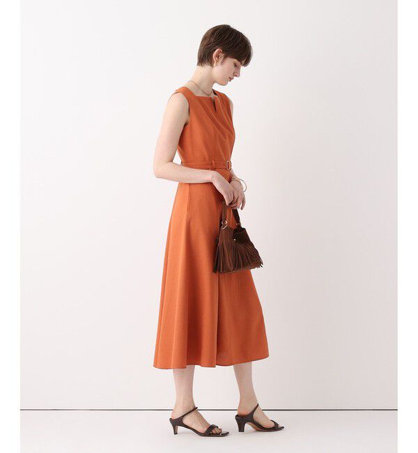 allureville「スクウェアデザインフレアーワンピース」|ワンピース|