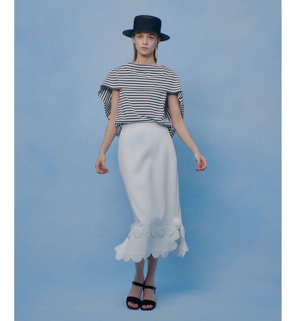 LOULOU WILLOUGHBY「【LOULOU WILLOUGHBY】ワイドリボンカンカン帽」|ハット|