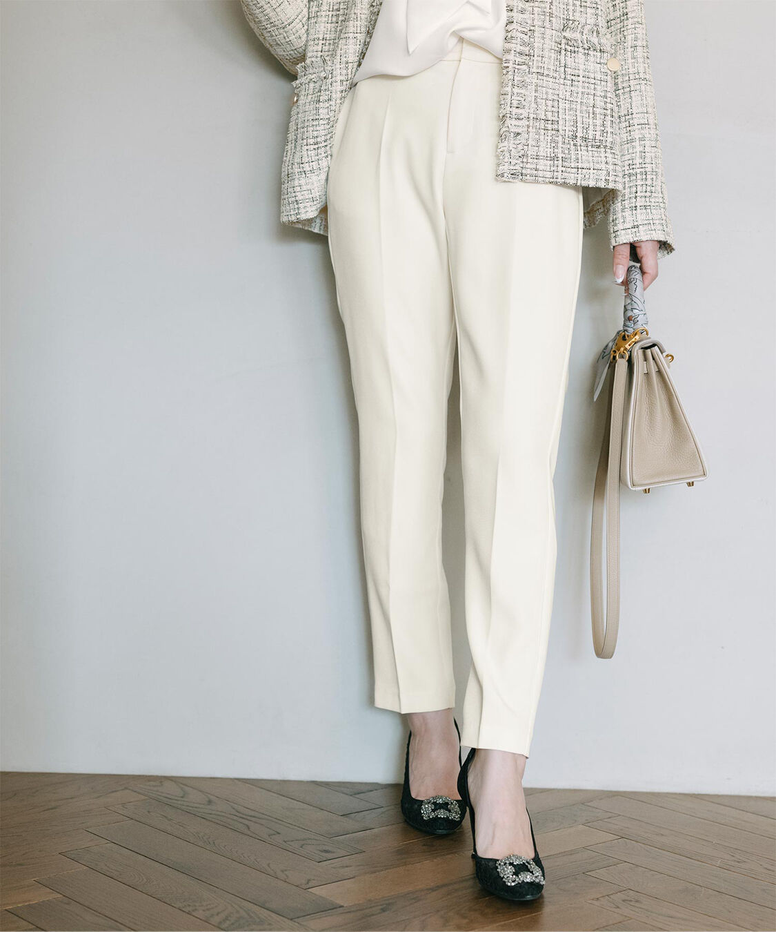 ur's「【星玲奈さんコラボアイテム】カラースティックパンツ」|スラックス|