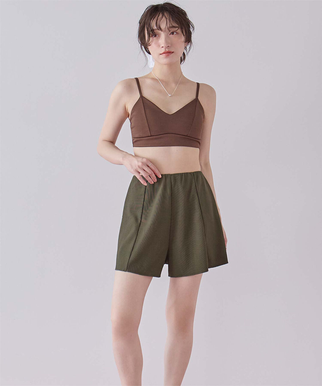 SEA DRESS「ハイウエストシンプルショートパンツ」|スポーツ|