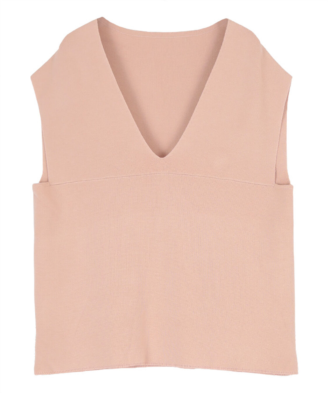 titivate「深Vネックニットベスト」|ニット・セーター|