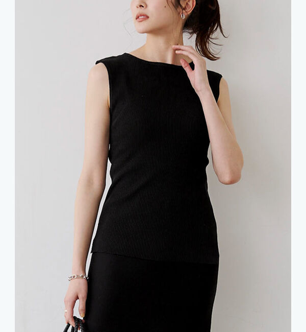 ur's「【星玲奈さんコラボアイテム】リブニットトップス」|ニット・セーター|