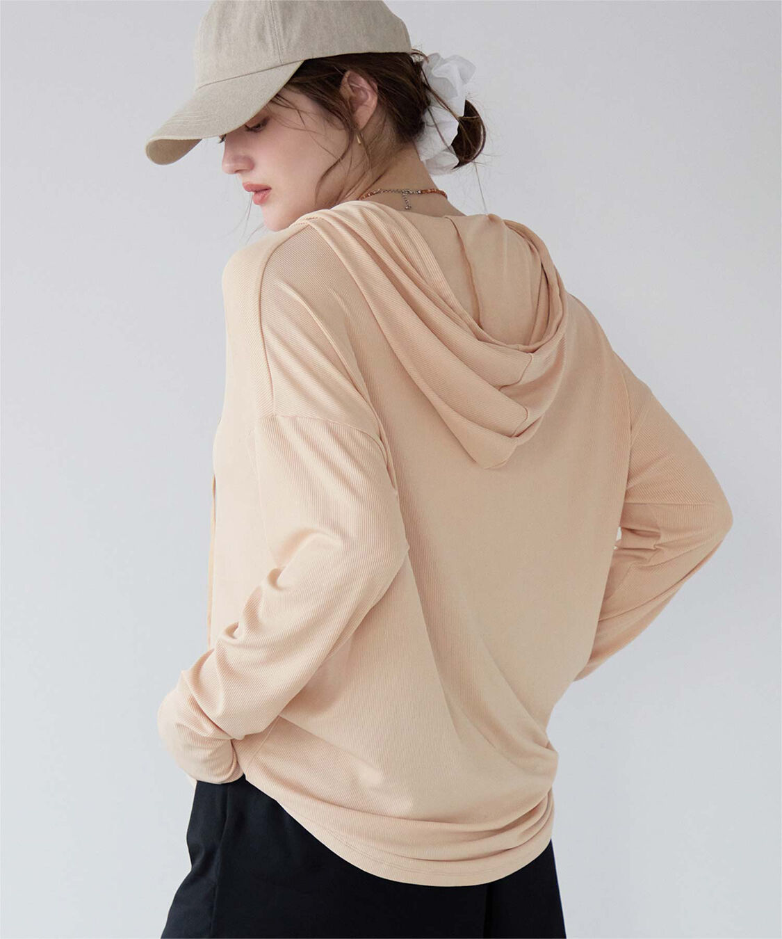 SEA DRESS「オーバーシルエットラッシュパーカープルオーバー」|ビキニトップス|