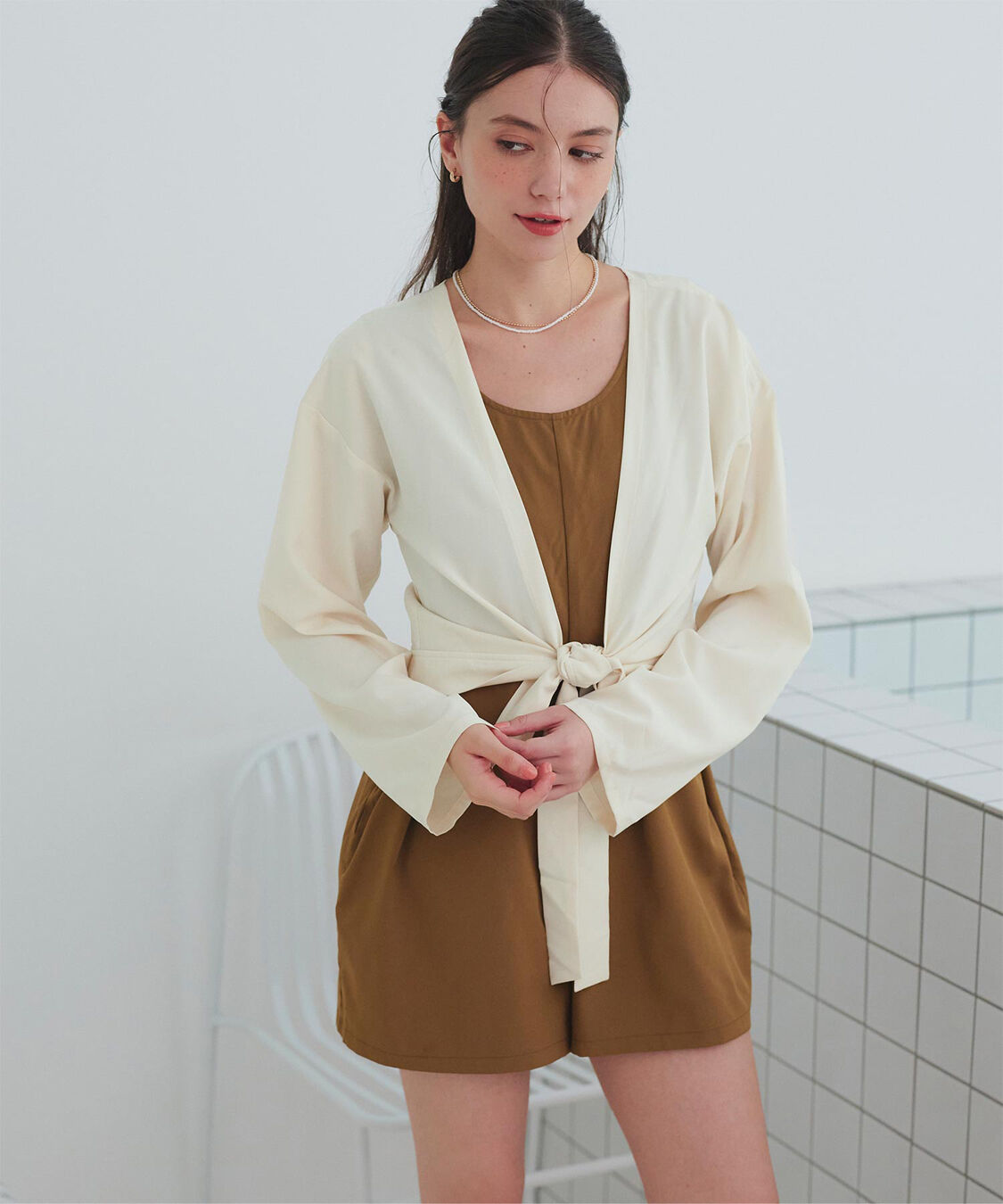 SEA DRESS「ウエストマークラッシュガード」|ビキニトップス|