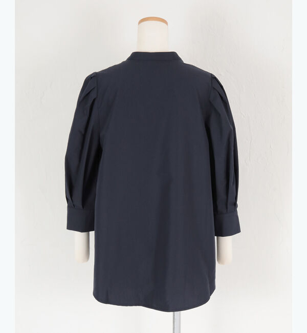 ur's「【星玲奈さんコラボアイテム】バンドカラーパフスリーブブラウス」|シャツ・ブラウス|