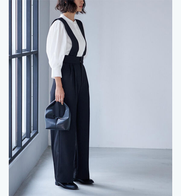 ur's「【星玲奈さんコラボアイテム】バンドカラーパフスリーブブラウス」|シャツ・ブラウス|