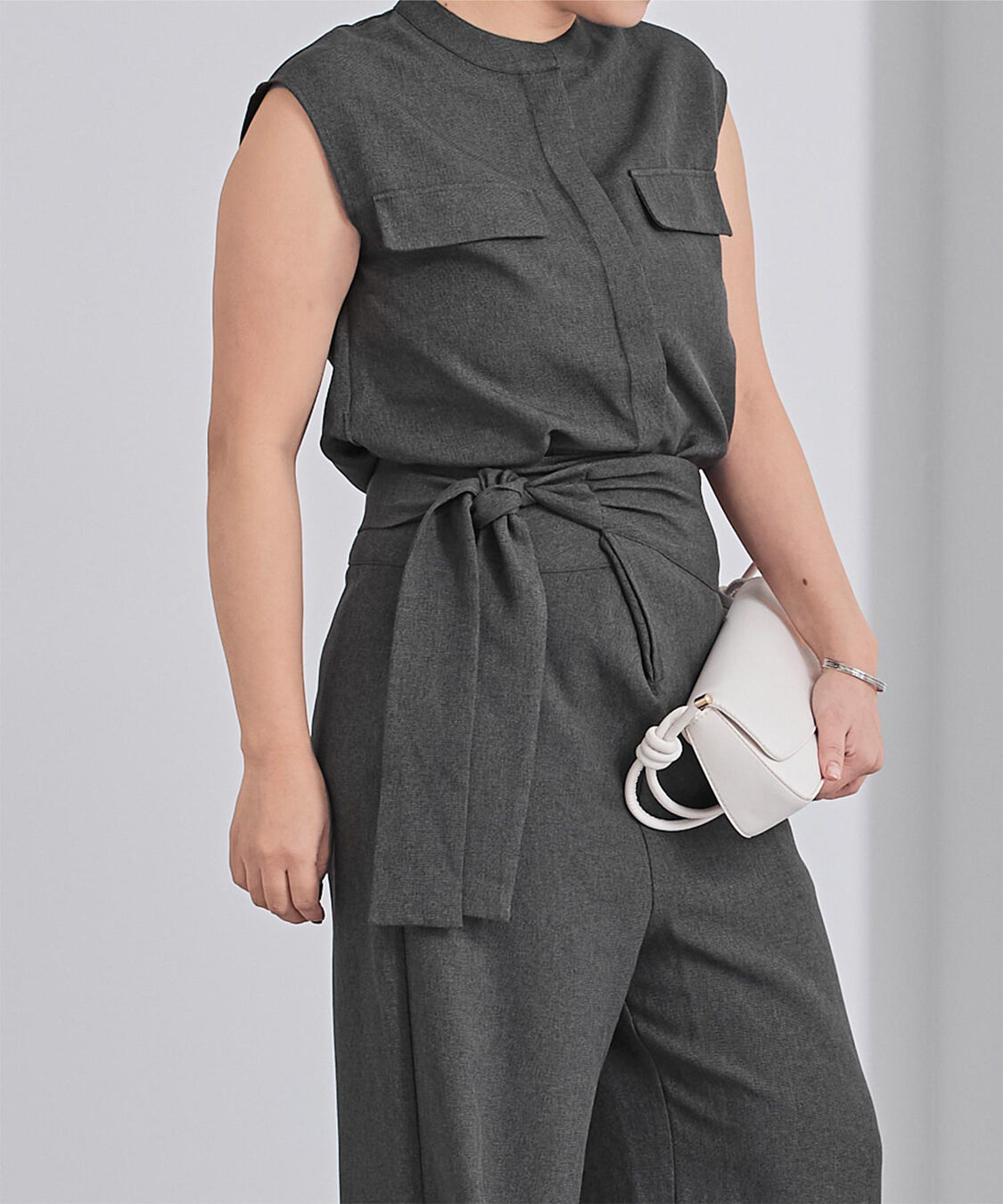 ur's「リネンライクノースリーブトップス」|シャツ・ブラウス|