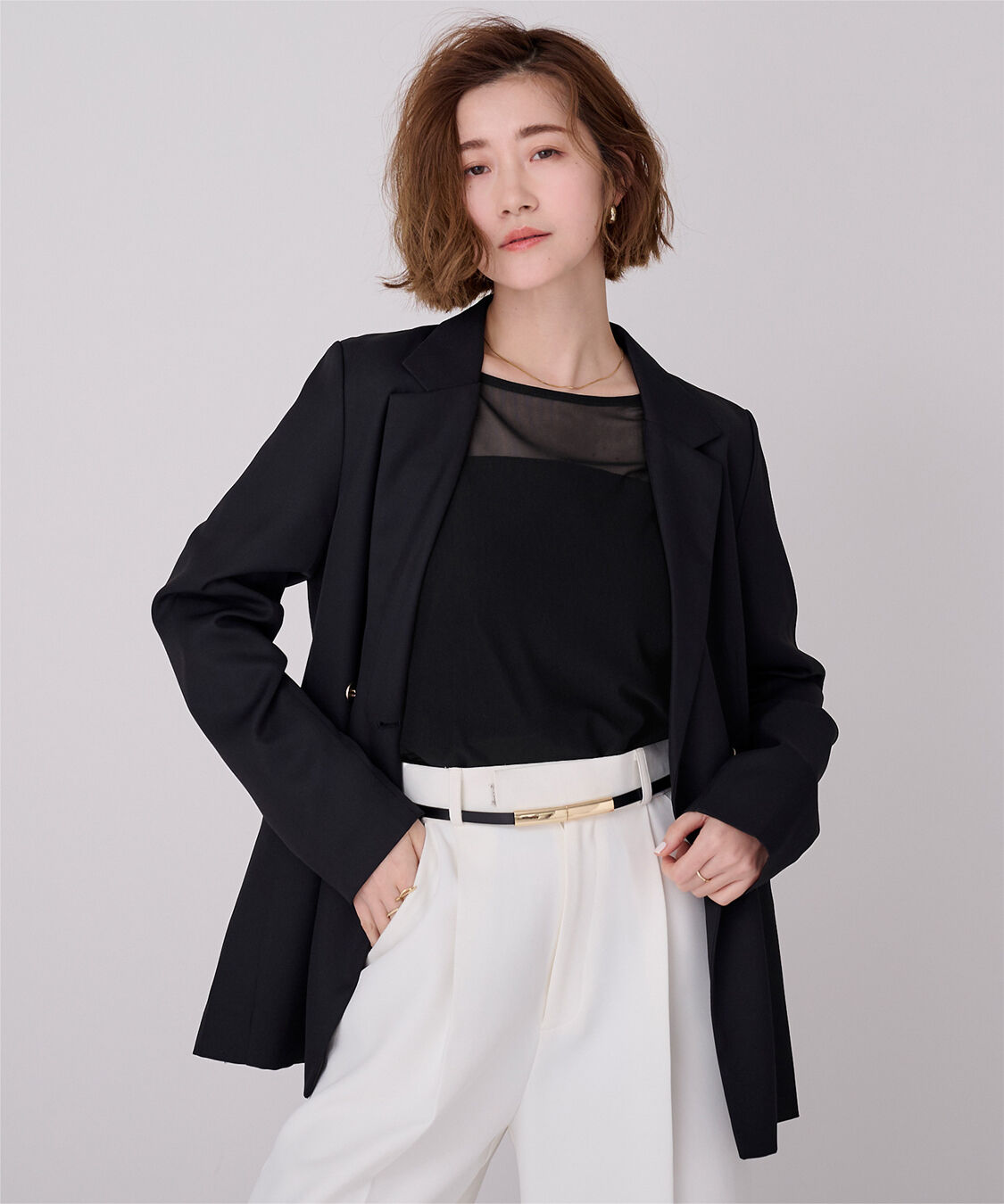 ur's「シアーボートネックプルオーバー」|Tシャツ・カットソー|