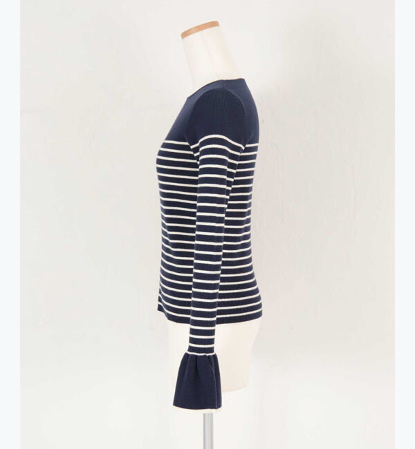 titivate「ボートネックベルスリーブニット」|ニット・セーター|