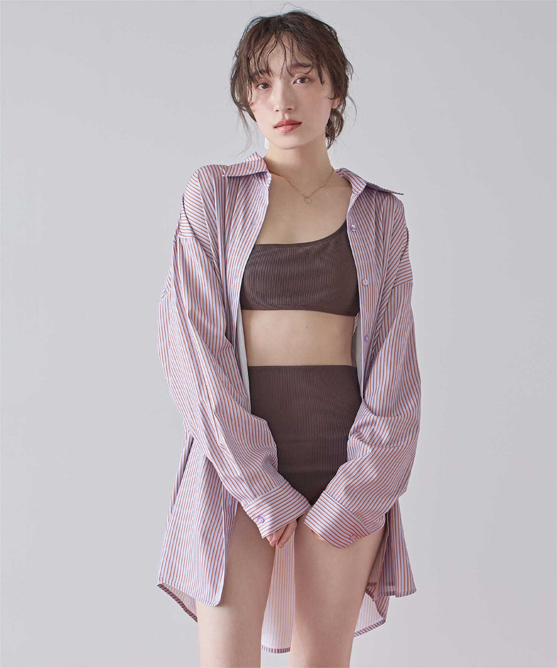 SEA DRESS「ビッグシルエットシャツ/ラッシュガード」|ビキニトップス|