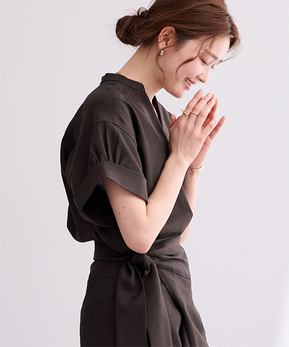 ur's「リネンライクワイドスリーブスキッパーシャツ」|シャツ・ブラウス|