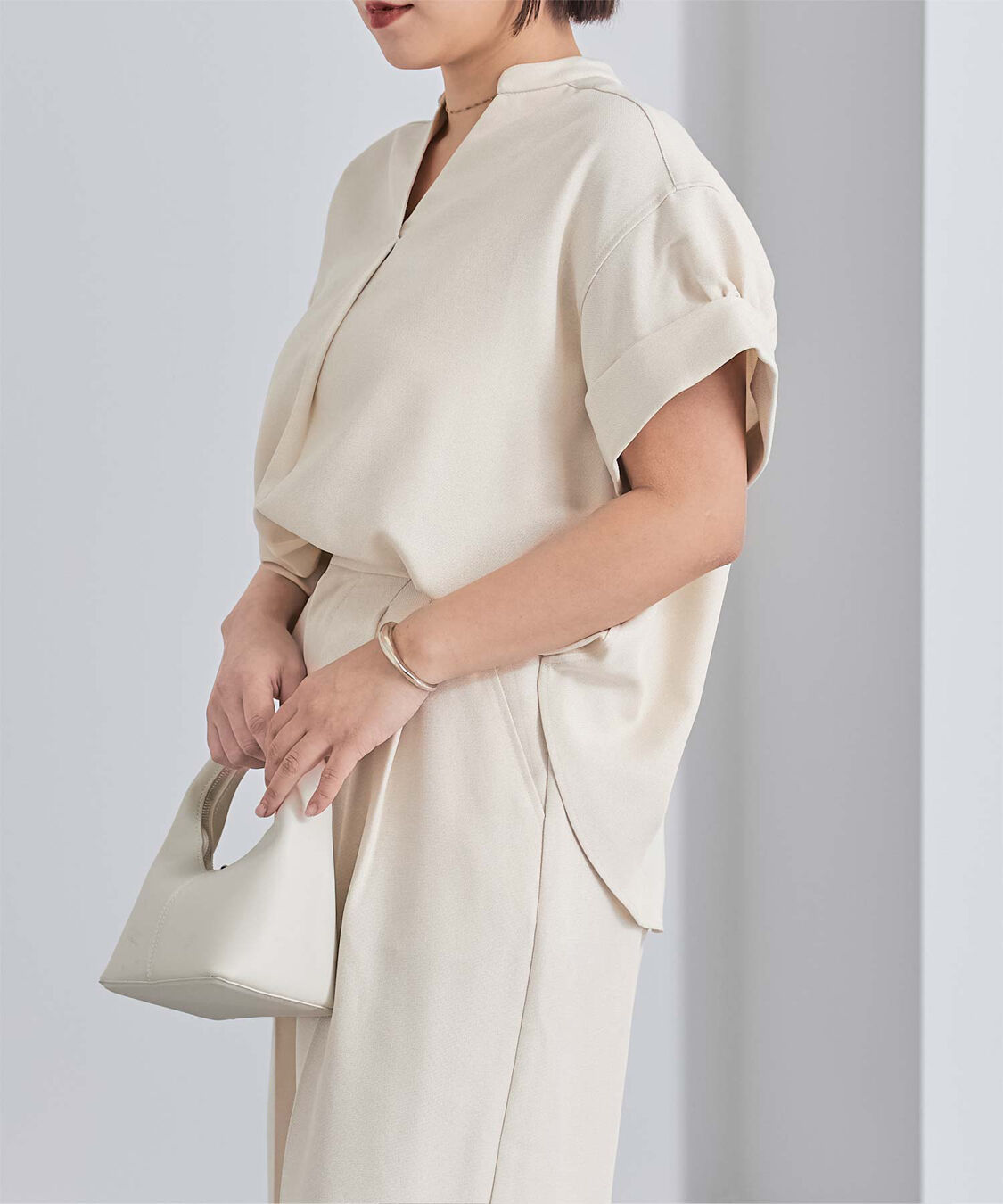 ur's「リネンライクワイドスリーブスキッパーシャツ」|シャツ・ブラウス|