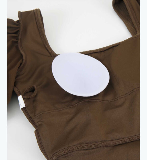 ur's「【小西翼さんコラボアイテム】パフスリーブワンピース/水着」|コンビネゾン|