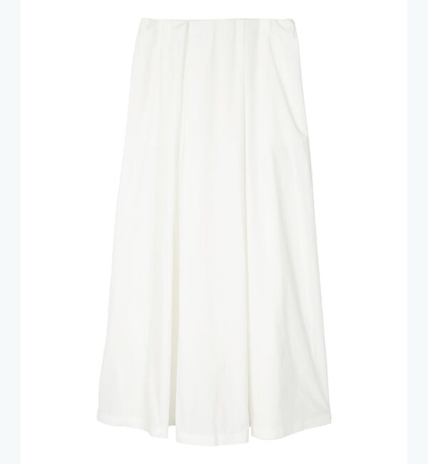 ur's「撥水ウエストタックフレアスカート」|スカート|ホワイト