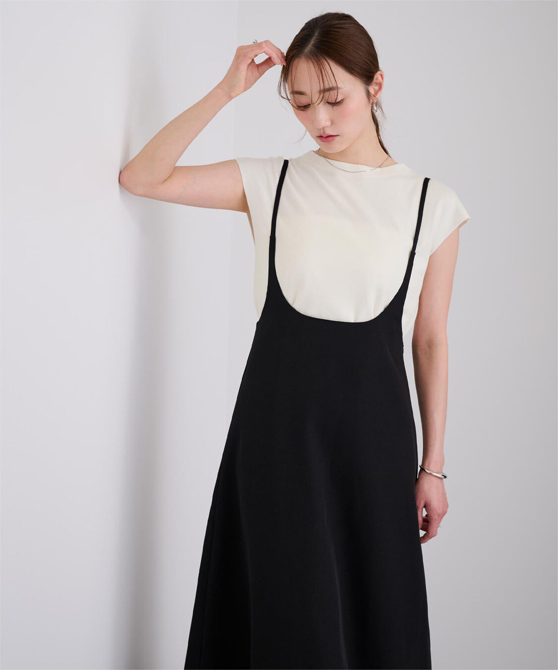 ur's「プチハイネックフレンチスリーブニット」|ニット・セーター|