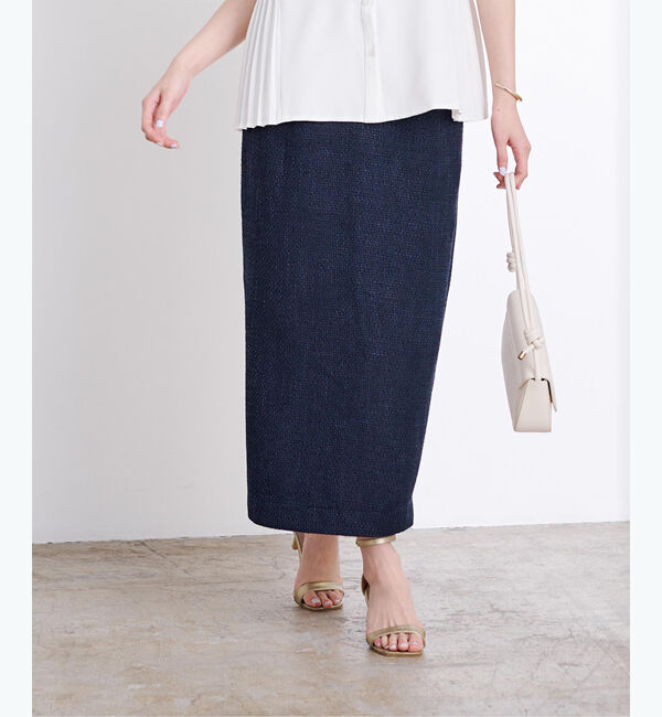 ur's「サマーツイードシガレットスカート」|スカート|
