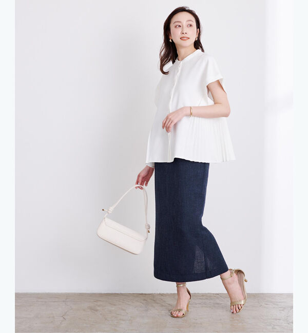 ur's「サマーツイードシガレットスカート」|スカート|