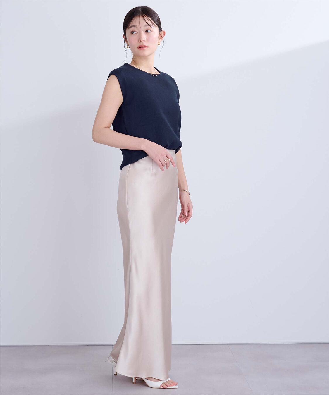 ur's「フレンチスリーブニットトップス」|ニット・セーター|