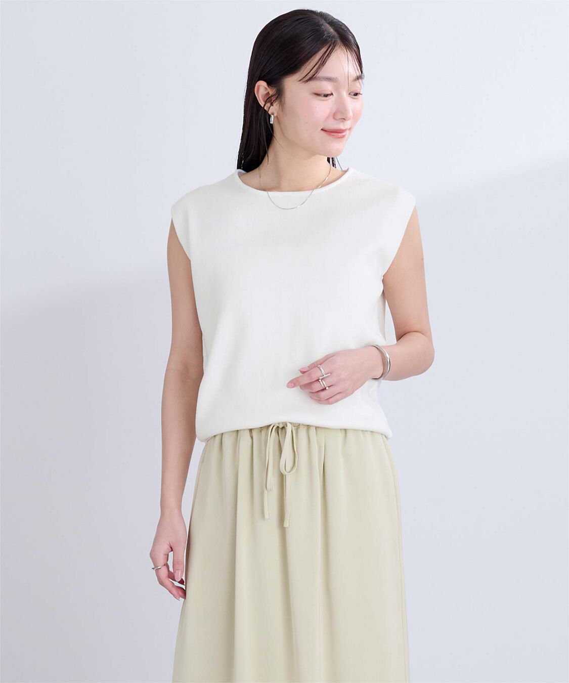 ur's「フレンチスリーブニットトップス」|ニット・セーター|