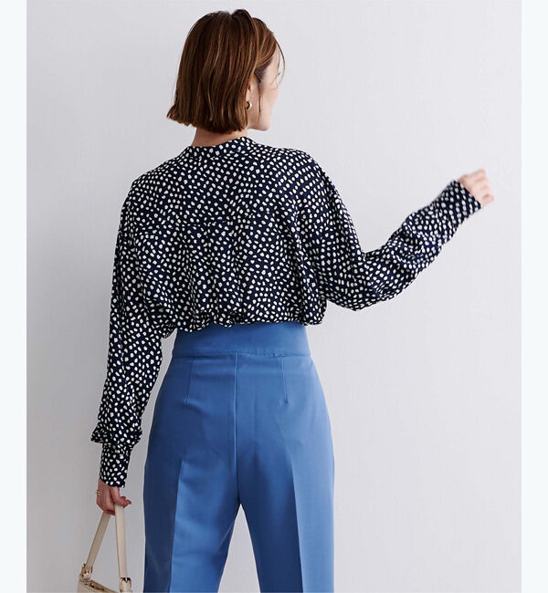 ur's「ダルメシアンプリントボウタイブラウス」|シャツ・ブラウス|