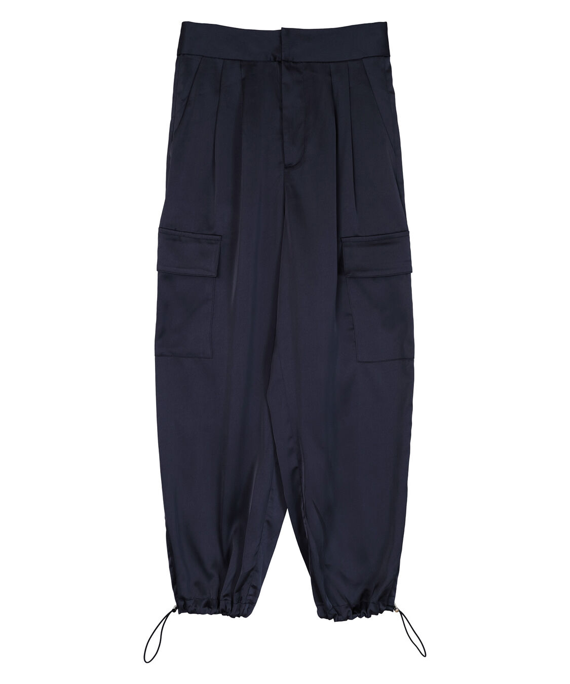 ur's「サテンパラシュートパンツ」|カーゴ|