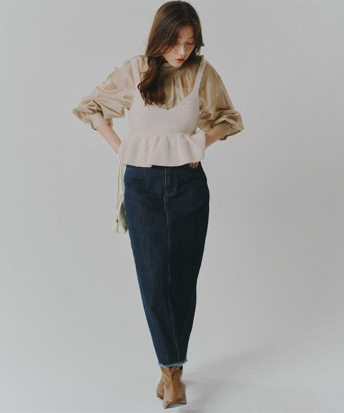 titivate「ペプラムニットビスチェ」|ニット・セーター|