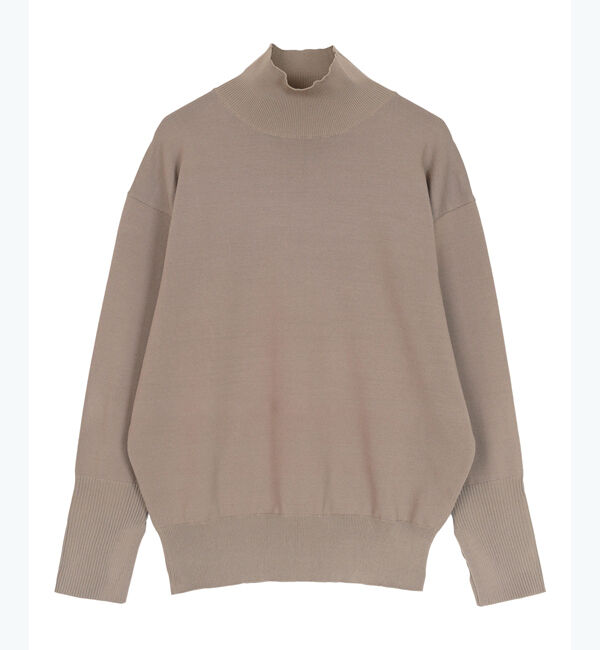 ur's「【星玲奈さんコラボアイテム】ハイネックドロップショルダーオーバーサイズニット」|ニット・セーター|