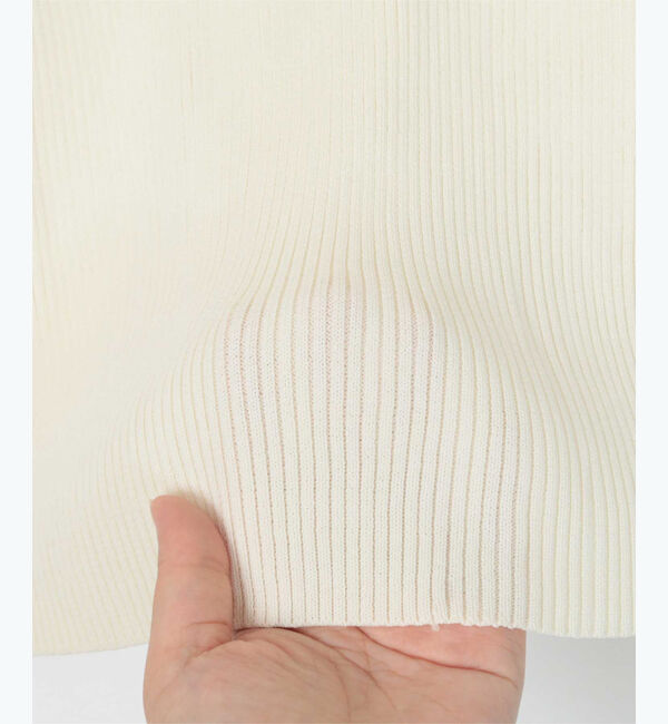 ur's「【星玲奈さんコラボアイテム】クルーネックパフスリーブニット」|ニット・セーター|