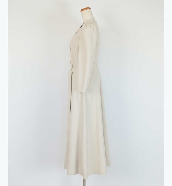 ur's「【星玲奈さんコラボアイテム】ベルト付パフスリーブトレンチワンピース」|ワンピース|