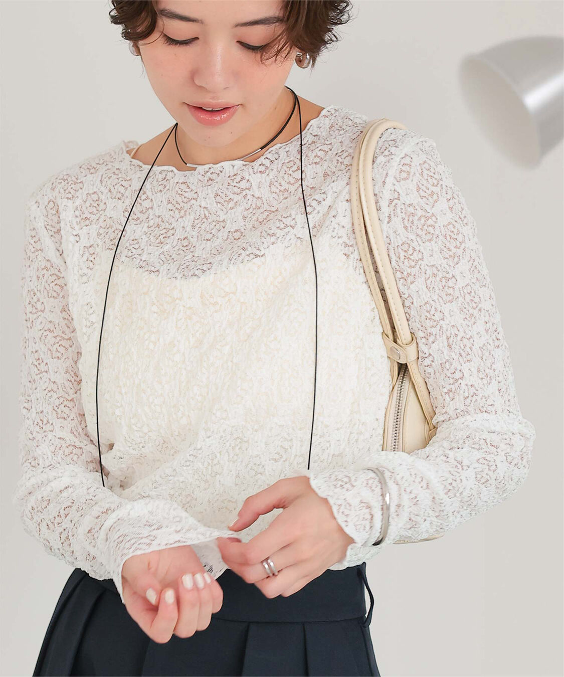 titivate「シアーレーストップス」|Tシャツ・カットソー|