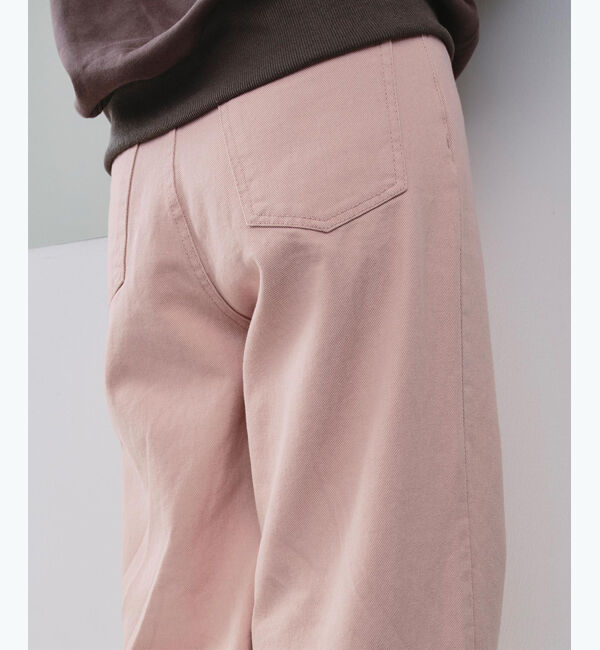 titivate「ドット/カラーストレートデニムパンツ」|デニム|