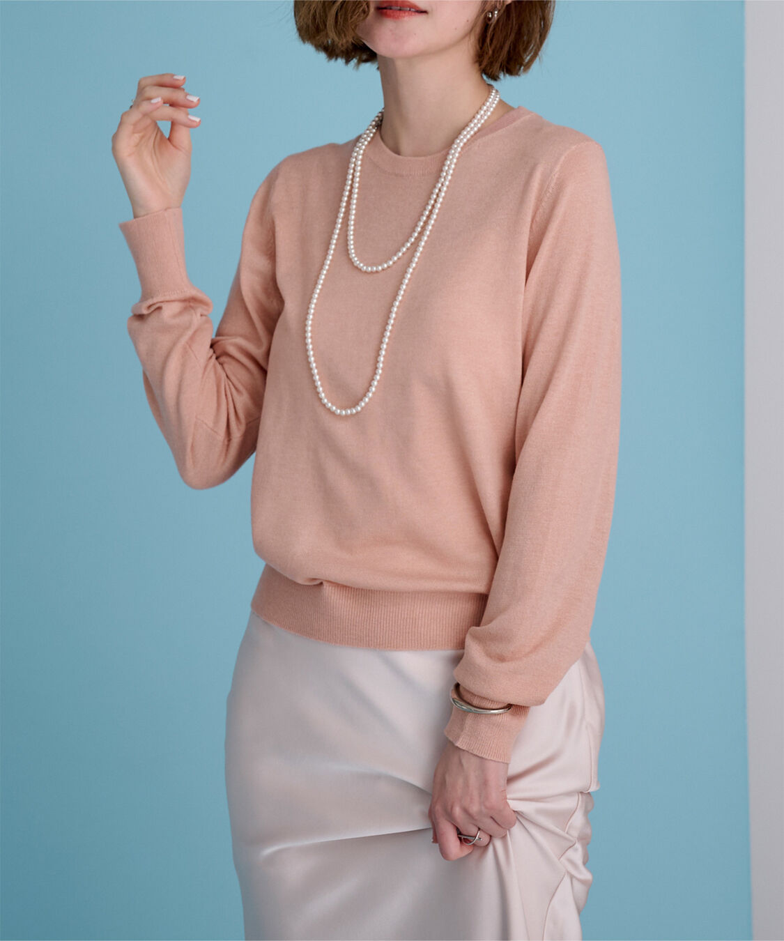 ur's「クルーネックハイゲージニット」|ニット・セーター|