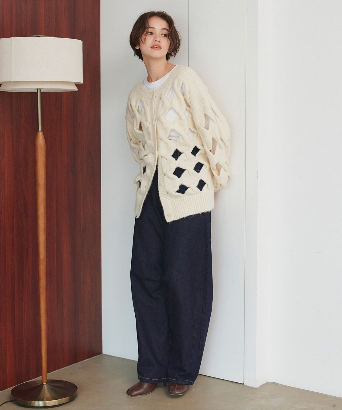 titivate「カーブラインデニムパンツ」|デニム|