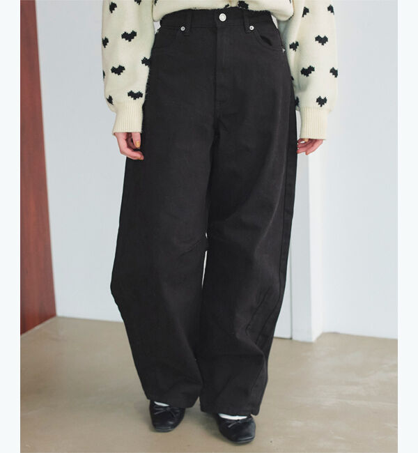 titivate「カーブラインデニムパンツ」|デニム|