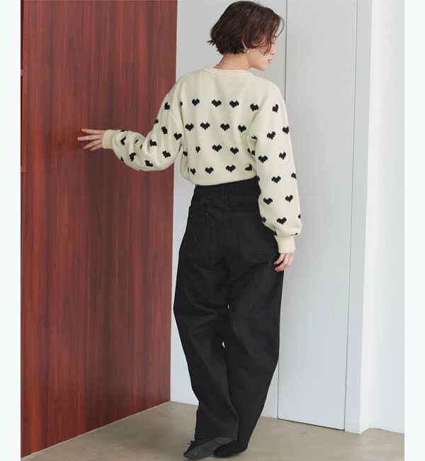 titivate「カーブラインデニムパンツ」|デニム|