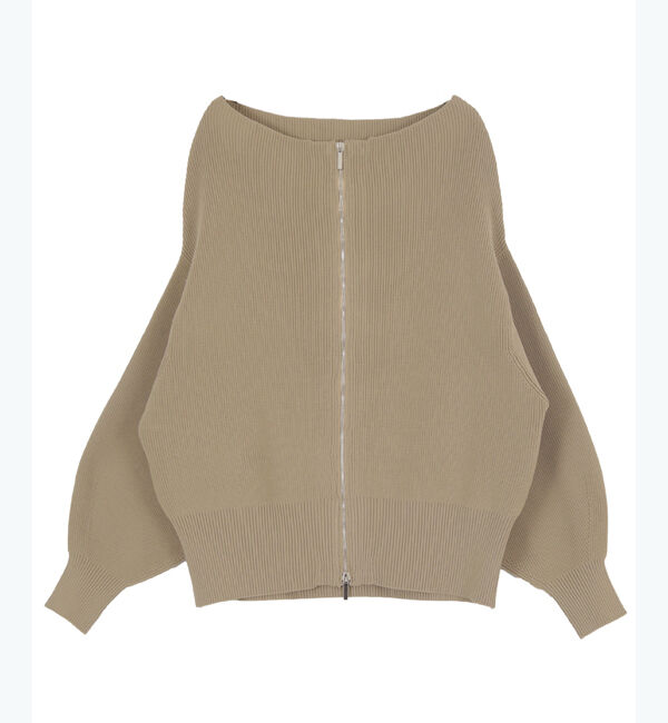 titivate「ダブルファスナーオーバーサイズニットプルオーバー」|ニット・セーター|