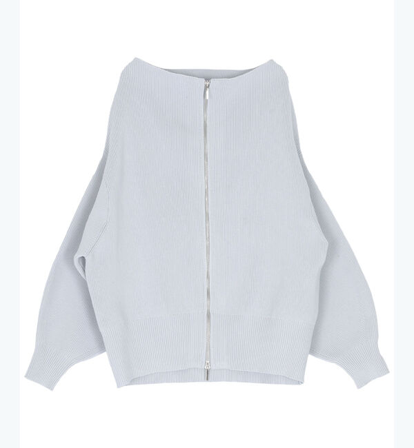 titivate「ダブルファスナーオーバーサイズニットプルオーバー」|ニット・セーター|