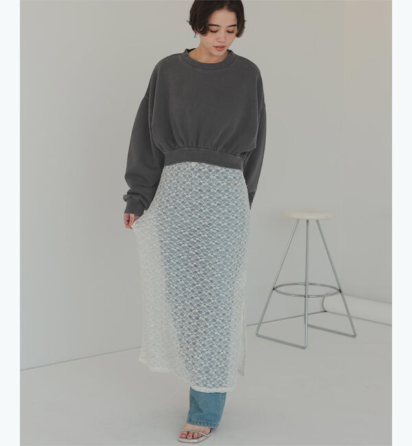 titivate「ピグメント裏毛カットソースウェット」|Tシャツ・カットソー|