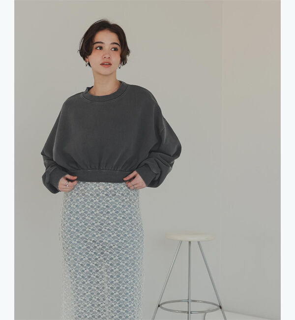 titivate「ピグメント裏毛カットソースウェット」|Tシャツ・カットソー|