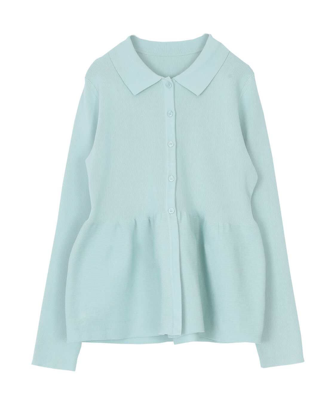 ur's「ウエストペプラムポロニットカーディガン」|ニット・セーター|