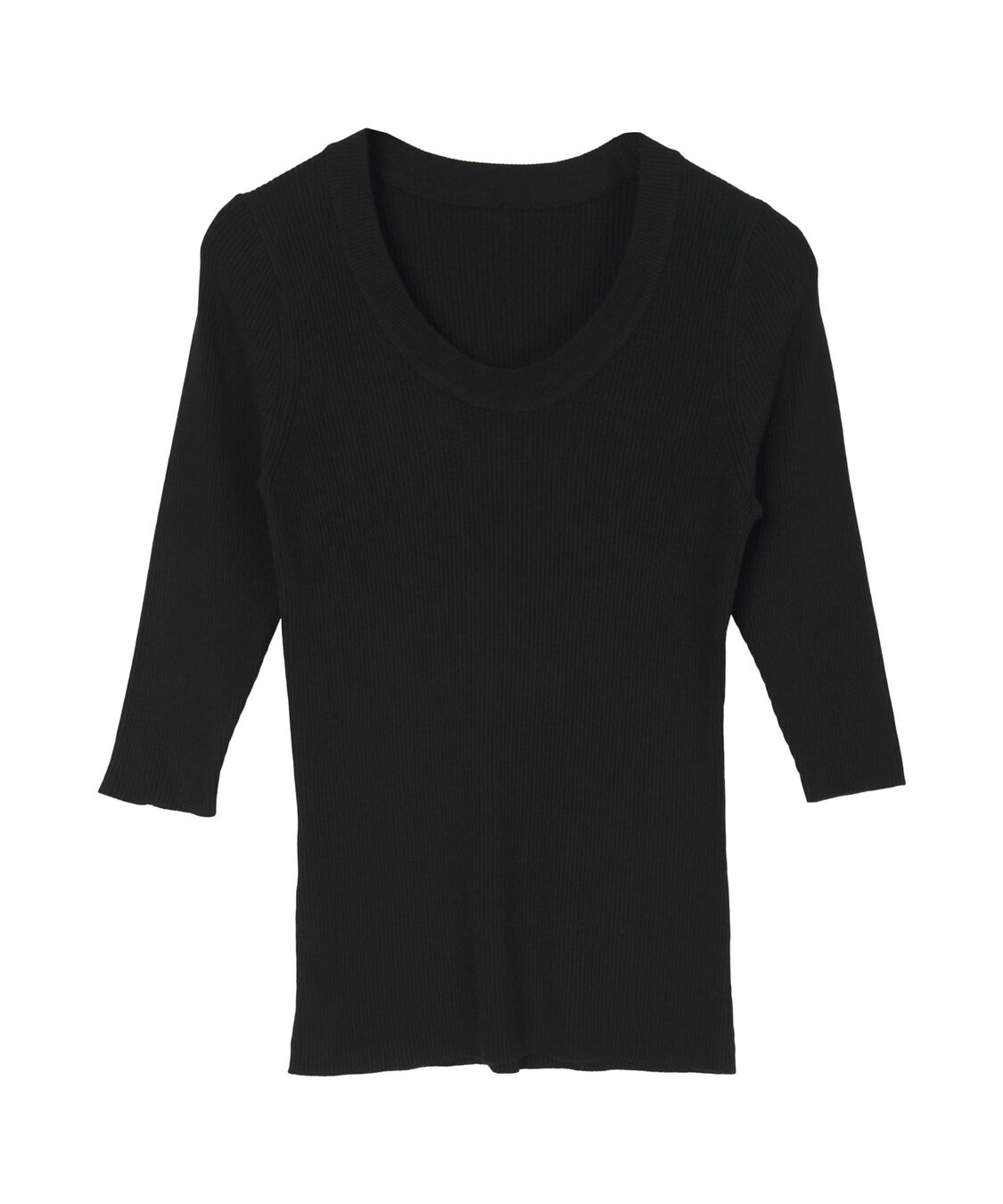 ur's「Uネックリブニット」|ニット・セーター|