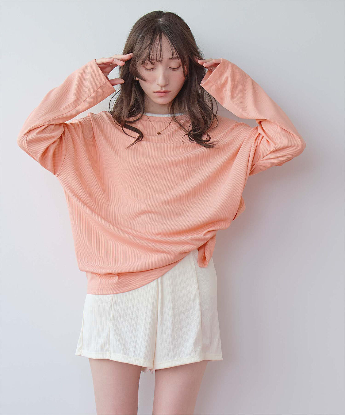 SEA DRESS「サイドスリットトップス/ラッシュガード」|ビキニトップス|