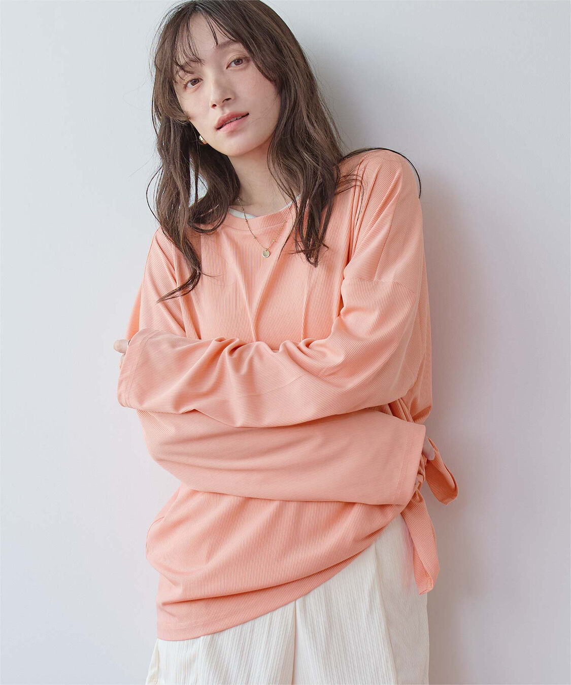 SEA DRESS「サイドスリットトップス/ラッシュガード」|ビキニトップス|