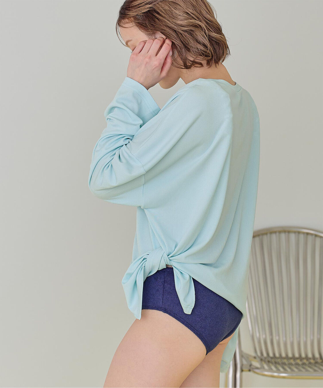 SEA DRESS「サイドスリットトップス/ラッシュガード」|ビキニトップス|