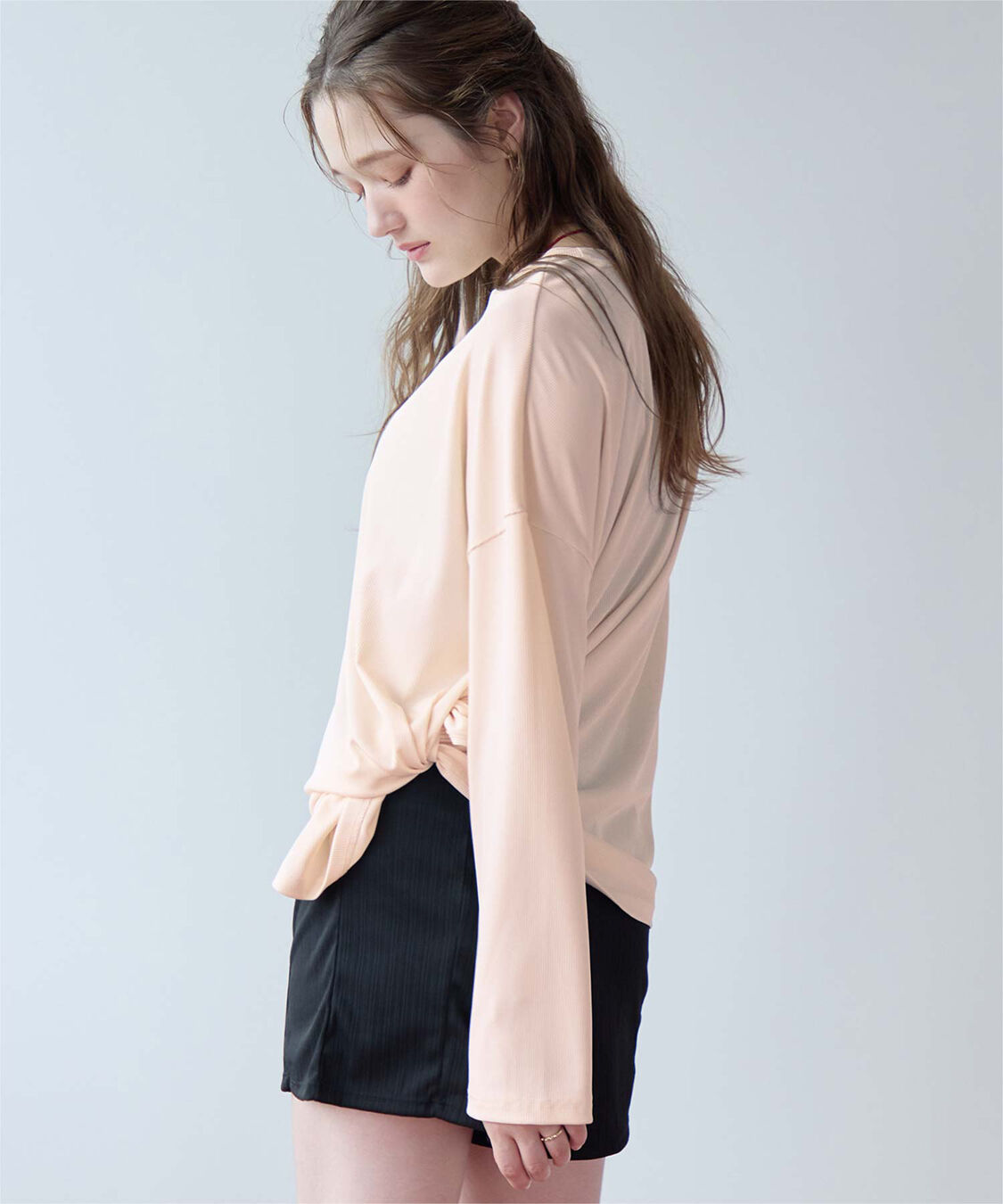 SEA DRESS「サイドスリットトップス/ラッシュガード」|ビキニトップス|