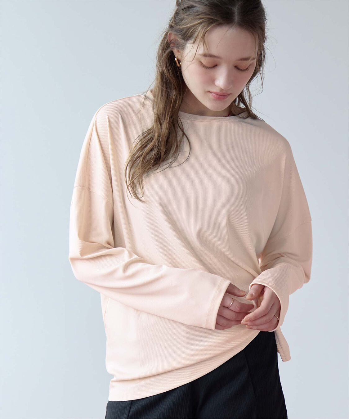 SEA DRESS「サイドスリットトップス/ラッシュガード」|ビキニトップス|