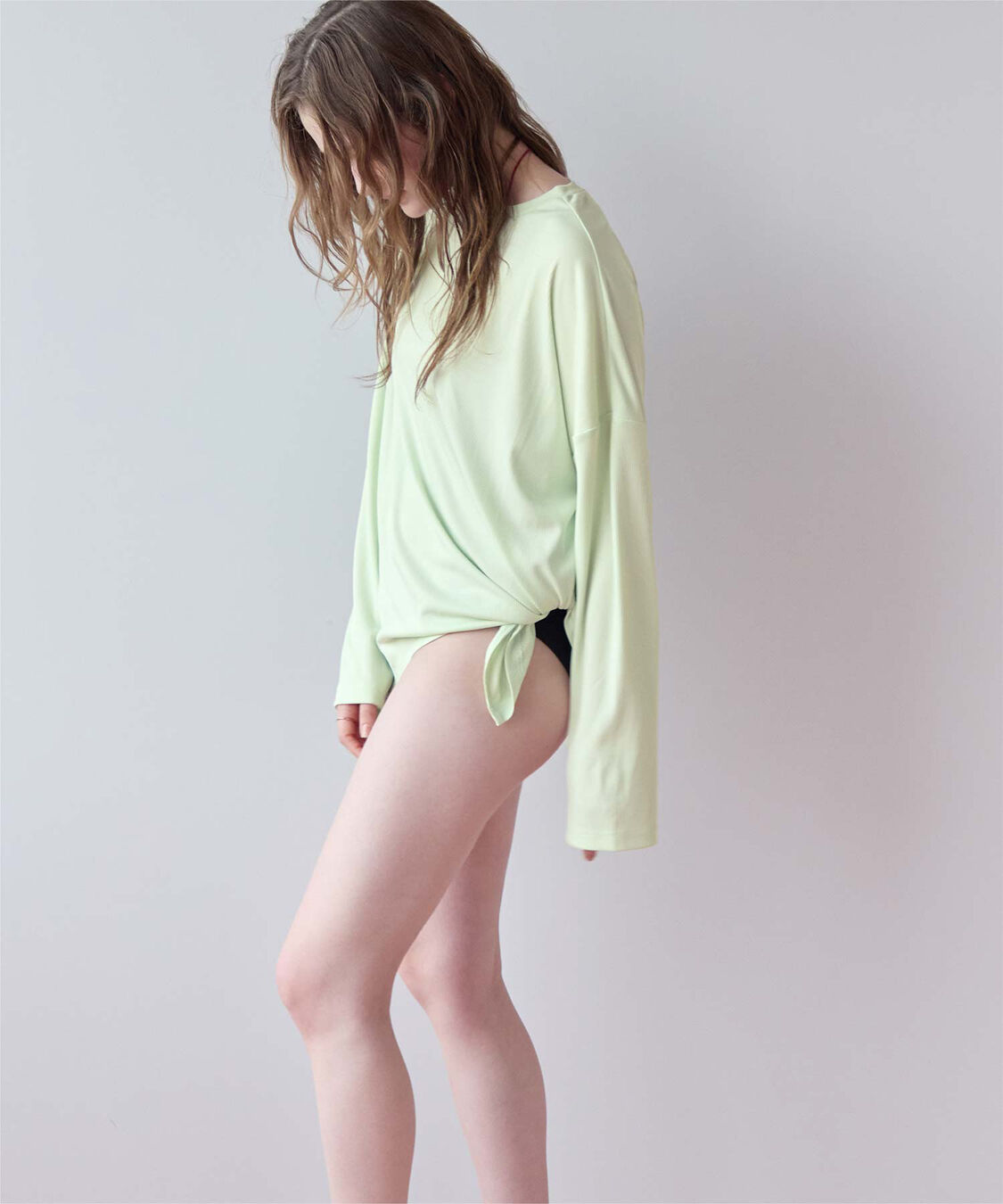 SEA DRESS「サイドスリットトップス/ラッシュガード」|ビキニトップス|