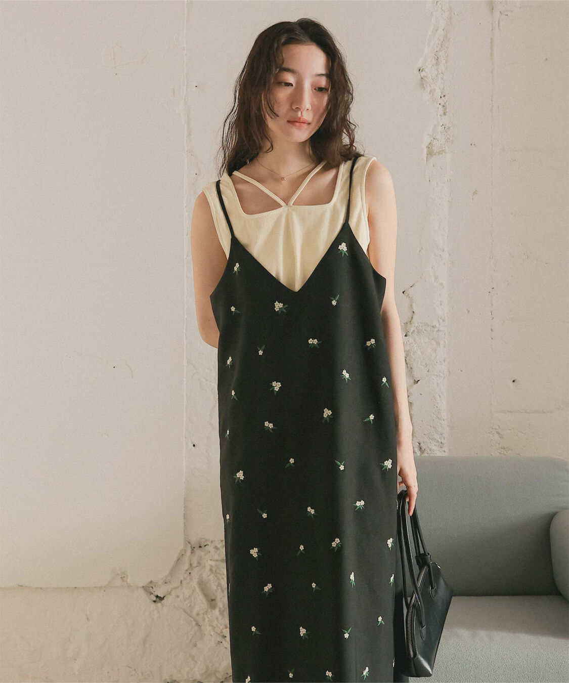 titivate「前後2wayデザインリブタンクトップ」|タンクトップ|