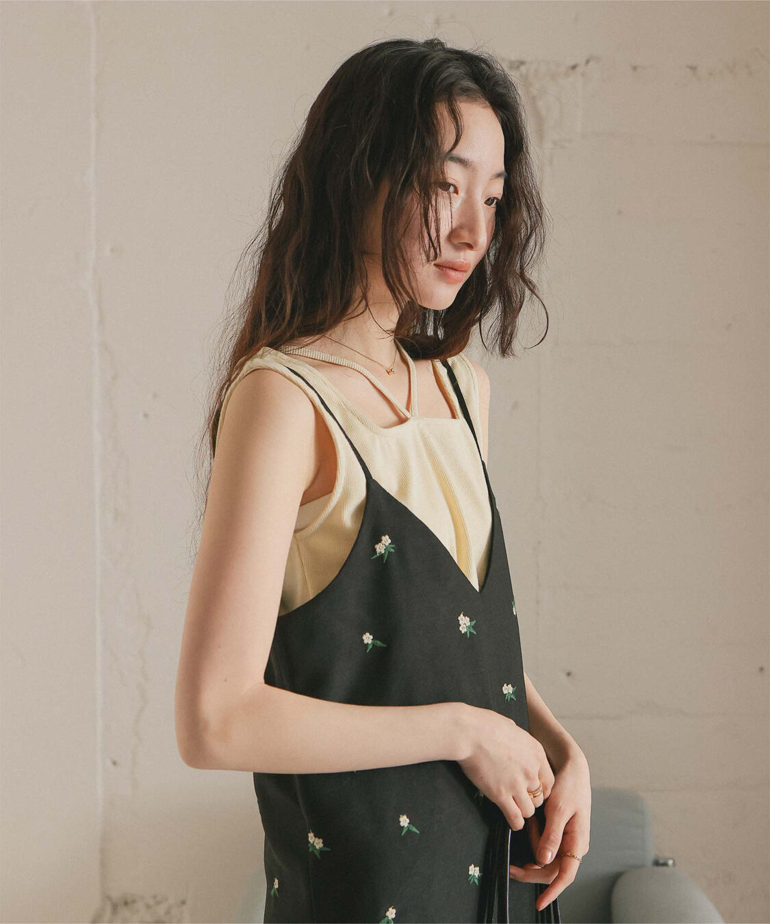 titivate「前後2wayデザインリブタンクトップ」|タンクトップ|